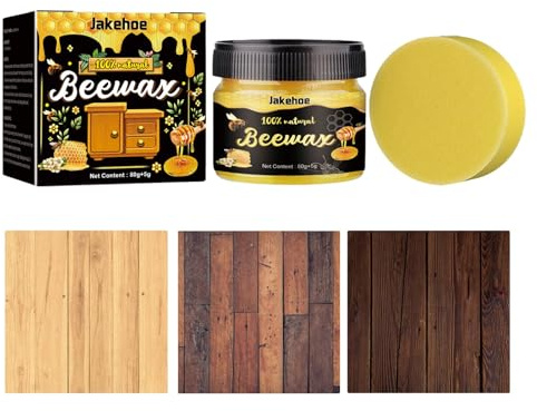 Politur für Holzmöbel | 80g Renovier Glanz | Holztisch Reiniger Mit - Geeignet Für Küchen Garagen Keller Wohnungen Schränke Türen