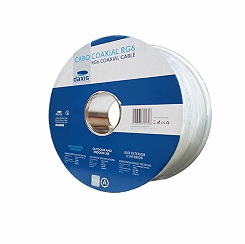 Daxis Cavo coassiale interno bianco CCS/AL in bobina da 100 m ED0320