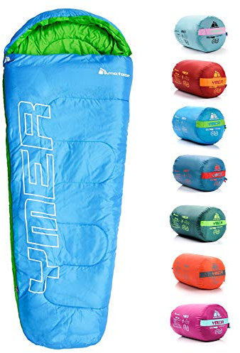meteor Premium Kinder-Schlafsack Sommer Ultraleicht Kinder Hüttenschlafsack Komfortbel Jugendliche Camping Deckenschlafsack Outdoor Leicht Herbst inlett Schlafsack kleines Baby Mini Sleeping Bag