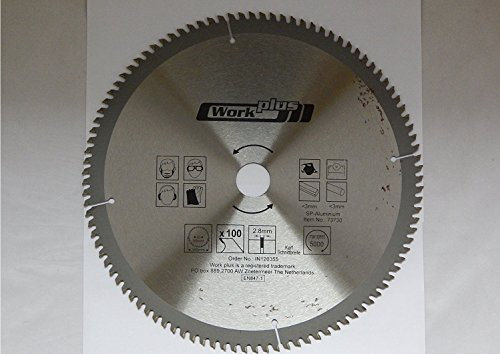 1 HM Kreissägeblatt für Aluminium und Kunststoff - 100 Zähne – Ø 300 x 30 mm/Sägeblatt/Kreissägeblätter