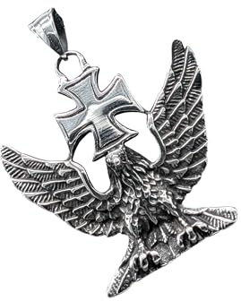 Kiss of Leather Großer Adler Anhänger aus Edelstahl Nr. 25A