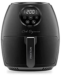 PRIXTON Cook Organics - Freidora sin Aceite de Aire Caliente/Air Fryer Capacidad 3,5 litros Pantalla LED Táctil Potencia 1300 W 10 Programas Tiempo y Temperatura Ajustables (Reacondicionado)