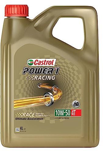 Castrol POWER1 RACING 4T 10W-50 4-Takt Motoröl, 4L