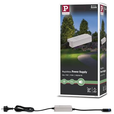 Paulmann 94497 Plug & Shine Einspeisung 230/24V DC IP67 230/24V 75VA Anthrazit