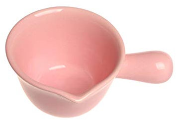 Small Milk jug,Creamer Jug,Churn Jug,with Handle Milk Jam Jar Milk Cup Restaurant Seasoning Cup Coffee Utensil Yogurt Pudding Cup 5 Colors(Color:Pink) (Color : Pink)