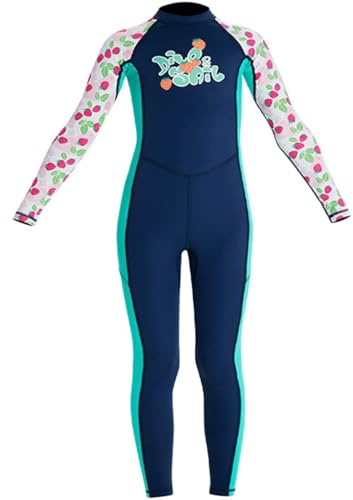Youth Girls Boys One Piece Water Sports Sun Protection Rash Guard UPF 50+ Long Sleeves Full Suit Swimsuit Wetsuit