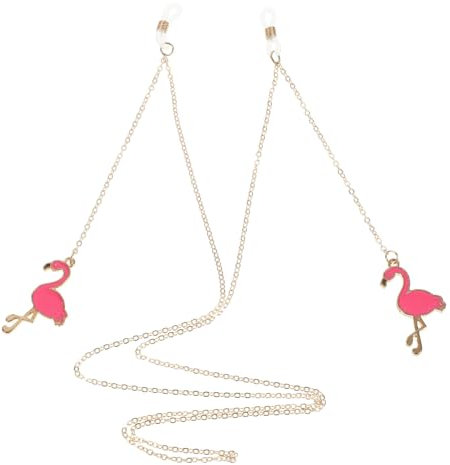 DEARMAMY 1stück Flamingo Brillenketten Für Damen Und Herren Trendige Anti-rutsch Deko-kette Für Sonnenbrillen Perfektes Party-accessoire Für Unvergessliche Feiern Und Anlässe