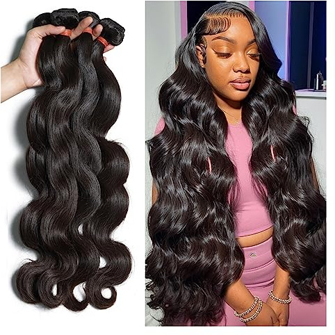 Paquetes de cabello humano Extensiones de cabello humano ondulado suelto, 8/40 pulgadas, 1/3/4 mechones, extensión de cabello humano Remy brasileño, tejido for mujer negra Extensiones de cabello(1PCS