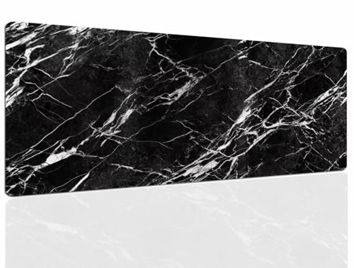 Tapis de Souris Anthracite, Tapis Souris XXL, 1000x500x4mm Tapis de Bureau Gaming AntidéRapant, Tapis Bureau étanche, sous-Main pour Clavier et Souris, Mouse Pad Mat, pour Gamer, Ordinateur, Pc 323