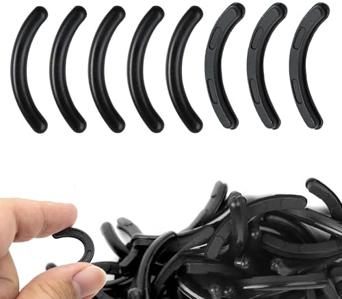 50 Pcs Eyelash Curler Refills Pads, Silicone Curler Replacement Pads, Lash Curler Refill for Universal Eyelash Curler