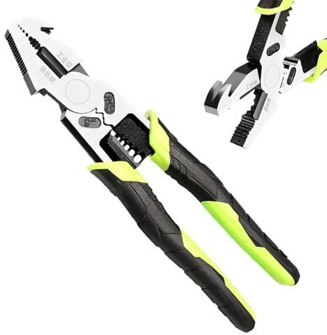Pince à dénuder multifonctionnelle | Pince à dénuder de 22,9 cm – Outil de dénudage portable, pince à dénuder précise pour couper les câbles, dénuder les fils