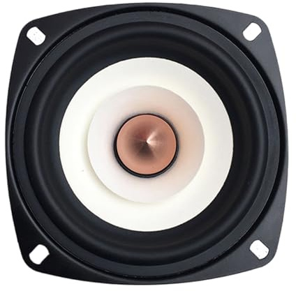 Limtula Alte fedeltà da 4 Pollch Cono in Alluminio Woofer per Sistemi Musicali Domestici E Altoparlanti Proiettano Altoparlanti Sonori Superiori