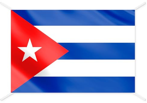 Bandera Cuba - Banderas del Mundo para Interior y Exterior - Banderas de Comunidades, Países - 144x93 cm