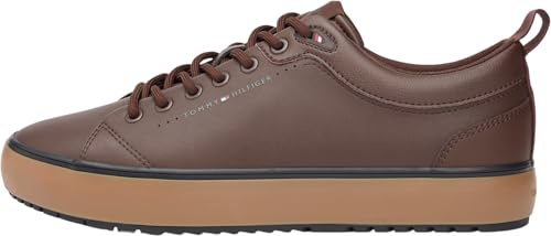 Tommy Hilfiger Harlem Core Cleat LTH Mix Fm0fm05702 - Tenis Bajos para Hombre, Cacao marrón, 44 EU