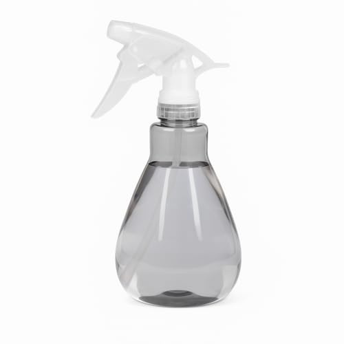 BURAKH 1L & 0.5L Trigger Spray Bottle – Refillable Water Sprayer for Hair Salon, Barber, Garden, Plants & Cleaning – Durable Plastic Mist Spray Bottle for Home & Professional Use (Pack of 2 (0.5L))