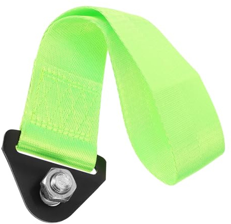 MAGICLULU Cuerda de Remolque para Coche Ganchos Metalicos Decoración Exterior para Parachoques Delantero para Carreras y Uso Diario