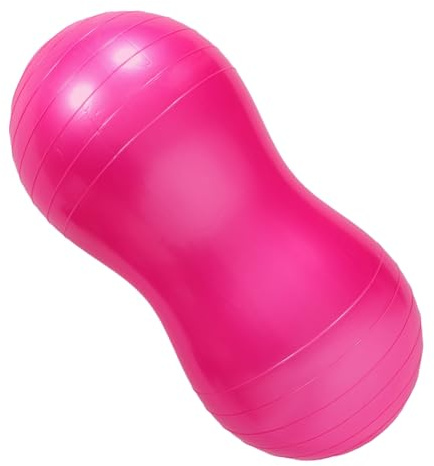 SUPVOX Pelota de Fitness para Embarazadas con Forma de Maní de PVC, Bola de Yoga con Función Masaje y Alivio de Fatiga Muscular, Incluye Bomba para Entrenamiento y Rehabilitación