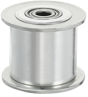 sourcing map 3M20T 5mm Bohrung Aluminiumlegierung 16mm Riemen ohne Zahn Synchronriemenscheibe DE