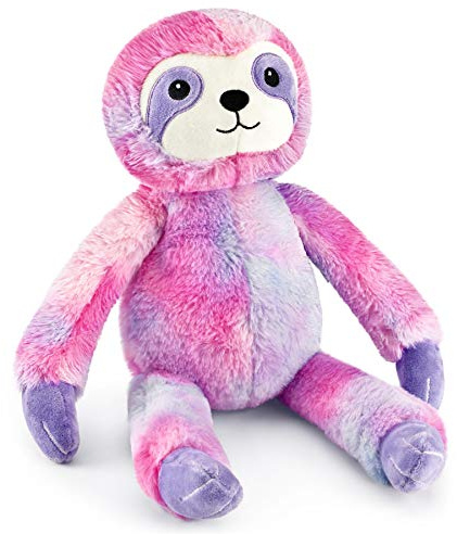 Mousehouse Gifts - Kuscheltier-Faultier - für Jungen/Mädchen - Rosa & Lila - 40 cm