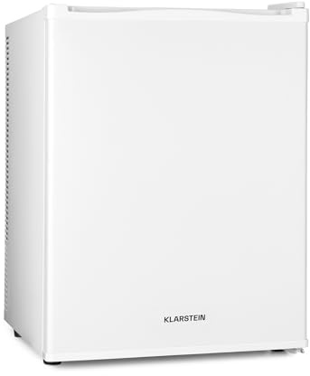 KLARSTEIN Nevera Pequeña para Habitación, Mini Nevera Comida, Bebidas, Cerveza, Cosméticos, Frigirificos Pequeños con Iluminación Interior, Neveras Pequeñas 40L Estante Regulable, Silenciosa