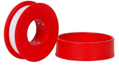 Cinta de teflón de 12 mm de ancho y 0,1 mm de grosor y 12 m de longitud, color blanco