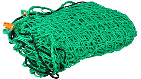 Windhager Ladungssicherungsnetz, 2,5 x 4 m, Ladeschutz, Universalnetz, flexibel und reißfest, Grün
