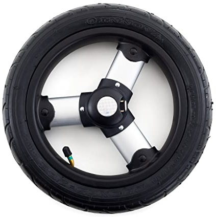Andersen Ersatzrad für Royal Einkaufstrolley und Fahrradanhänger, Ø 250 mm, luftbereift und kugelgelagert, Silber