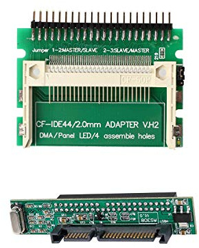 Nicfaky Pin- Laptop 44-Pin Male IDE to Card Adapter & 2.5 Inch IDE to Adapter, Convert Laptop 44 Pin Male IDE Pata HDD Drive Ssd to a Serial Port