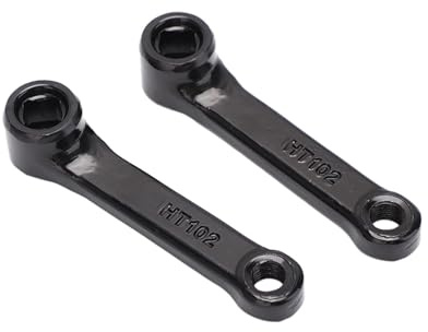 JISADER Práctico Juego de bielas para Bicicleta, Brazo de manivela de Aluminio Multiusos para Bicicleta de Carretera, Bicicleta estática, 102 Brazo de manivela