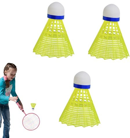 BSEID Badminton | Federball mit Lichtern | Badminton beleuchtet für Badmintonspiel im Hof im Freien in der Nacht, Badminton-Zubehör, Geschenk für Jugendliche