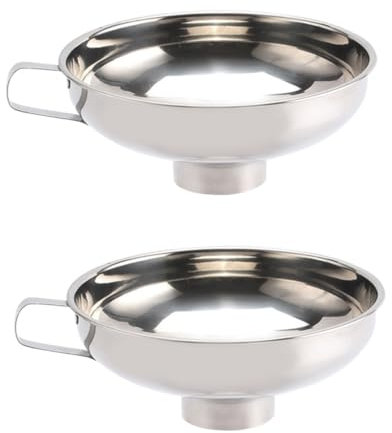 TOPBATHY 2pezzi Imbuto Inossidabile Per Marmellate e Alimenti Design e Facile Per Inscatolamento