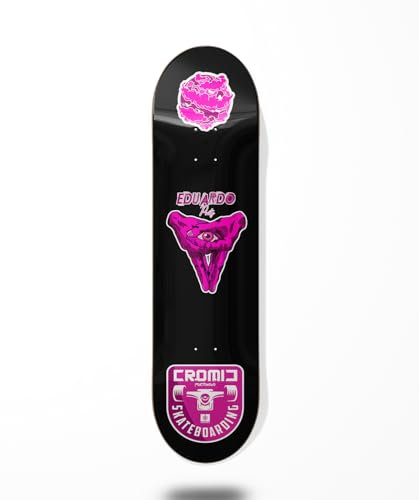 Cromic Skateboard Deck Eduardo Prieto Icon Pro Pink 7,75