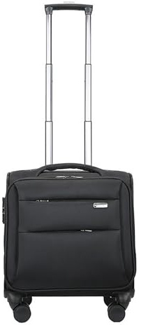 GOTYKE Laptop Trolley Business mit Vorhängeschloss, Rolling Laptop Case mit Rädern bis zu wasserdichte Laptoptasche Rollkoffer für Reisen/Business/Herren Damen(A,40 * 25 * 46CM)