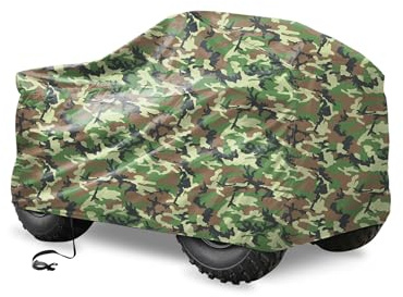 Partuto XL Quad Bike ATV Cover Waterproof Full Cover Protector Camouflage Replacement
