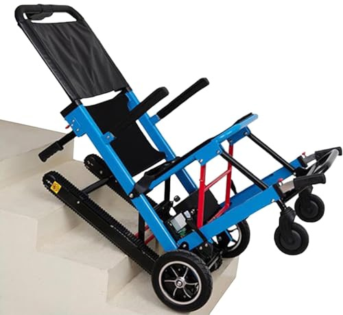 XZLZMYP C, Elektrischer Rollstuhl Für Ältere Menschen Zum Treppensteigen Tragbarer Leichter Treppenlift Faltbar Treppenlifte Patienten-Transporthilfe Für Behinderte Ältere Menschen