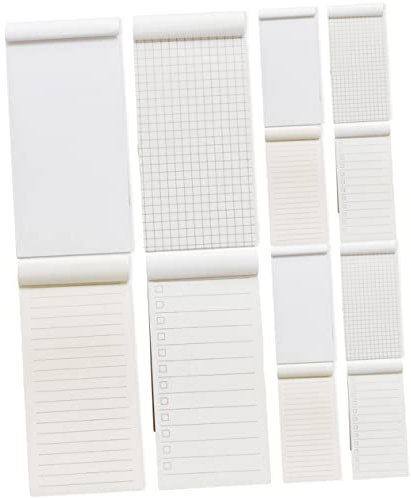 SHOWERORO Bloc-notes Autocollants 12 Pièces Petits Carnets Format De Poche Pour Agenda Fournitures Scolaires