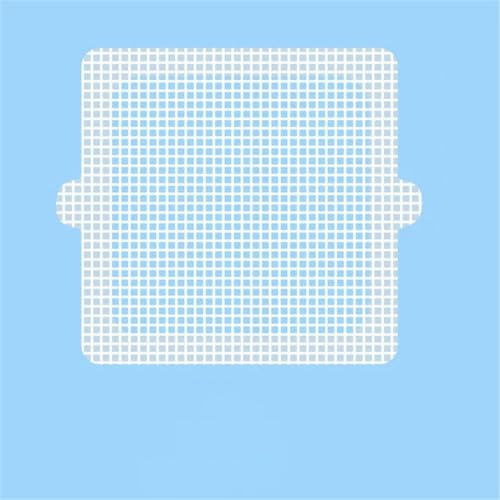 Griglia di scarico per doccia con filtro per detriti, autoadesiva, per doccia, accessori per il bagno, lavandino, vasca da bagno, casa, 127 mm x 127 mm, 10 pezzi, H