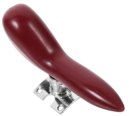 Rote Fagott mit Abnehmbarer Versilberter Basis Daumenauflage | Handstütze mit Stabiler Führung, Abs und Eisen, Vogelartige Form, für Hand und Daumen