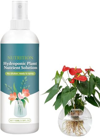 Hydroponische Pflanzennährstoffe, Hydroponischer Pflanzendünger | 3,38fl.oz Hydrokultur-Pflanzennährstoffdünger - Flüssigdünger Für Gartenpflanzen, Pflanzennährstoffe, Fördert Das
