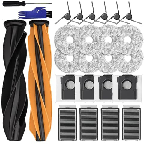 L50s L40s Pro Ultra Accessori Ricambi per Dreame X50 Ultra Complete/ L40s Pro Ultra/ L50s Pro Ultra/ L50 Pro Ultra/ X50 Master/Mova V50 Ultra Accessori Spazzola Principale Filtri Sacchetti Panni Mop