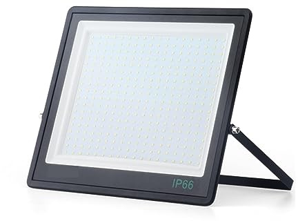 ZYGPH Proiettore LED per Esterni 300W Proiettore LED Illuminazione per Esterni IP67 Proiettore a Luce temperata Proiettore da Giardino 200W 150W 100W (300W)