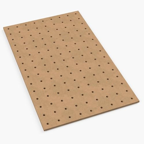 MFT Rasterplatte Lochplatte MDF 19 mm – Werkbank Arbeitsplatte mit 100 mm Lochbild – CNC Aufspannplatte für Multifunktionstisch & Werkstatt (150 x 90 | 135 Löcher, Lochrasterplatte Basis)