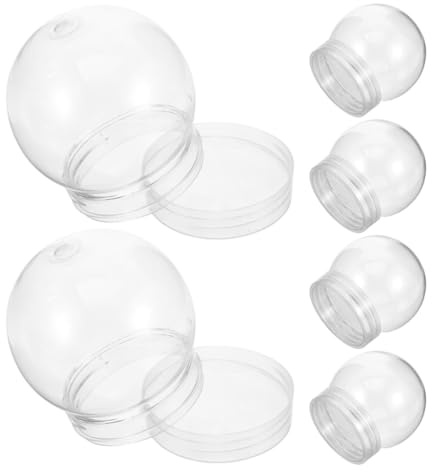 Plastic Candy Bottle DIY Snow Globes 6 Pack 150ml PET