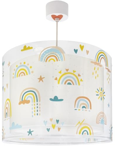 Dalber Kinder Pendelleuchte Rainbow Regenbogen 41192M | Hängelampe; Deckenleuchte; Kinderzimmer; E27 - 1 x 15W
