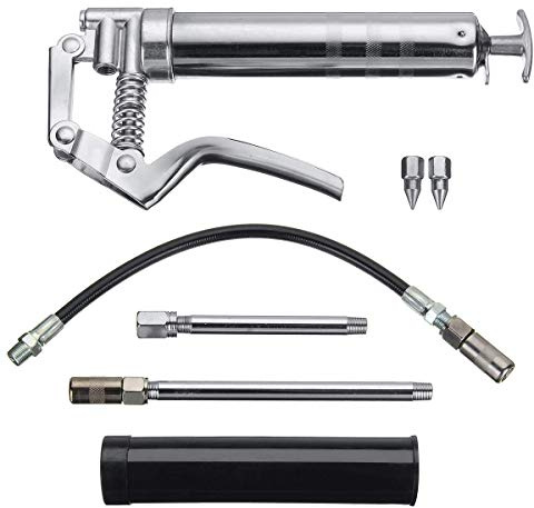 New Pistol Grip Grease Gun Set Type Heavy Duty Flexible GREASING DIY Hose Tool