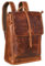 STILORD 'Foster' Mochila Vintage Cuero Mochila de Bicicleta Grande para Ordenador Portátil Mochila de Negocios de Cuero Genuino, Color:Kara - Cognac