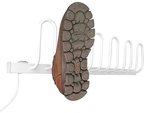 Samnuerly Boot Dryer Shoe Dryer, Household Wall-Mounted Movable Electric Shoe Drying Rack Portable 45-55℃ Constant Thermostat Aluminum Boot Drying Machine for Leather Shoes/Cloth Shoes/Boots/Gloves