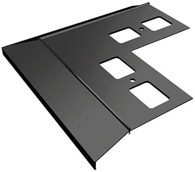 Renoplast® Alluminio Angolo 90° per profilo di gronda K100 Grafite | Finitura di terrazze| Pavimenti in piastrelle su malta adesiva | Sistemi di drenaggio dell'acqua Profilo angolare | Anticorrosione