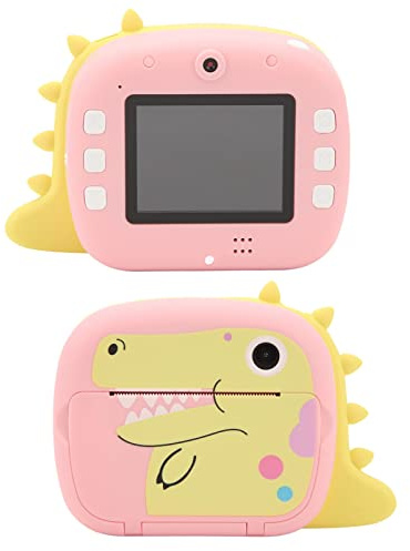 Kids Camera Instant Print, 12MP 8X Zoom 2,4-tums IPS-skärm Digitalkamera för Småbarn, Dual Camera, Support WiFi APP 800MAh, Presentleksaker för Flickor Pojkar ålder 6+