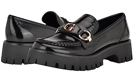 Guess Almost, Mocassino Donna, Nero 002, 39 EU